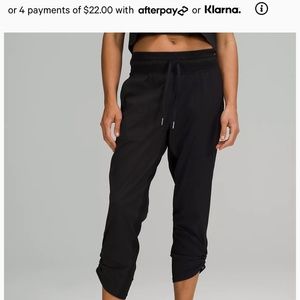 Lululemon Dance Studio Mid-Rise Crop Pant - Black, Size 14